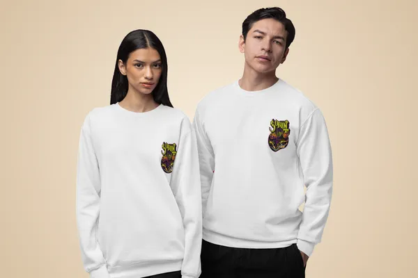 White_Cotton_Trouble_Sweatshirt_For_Unisex