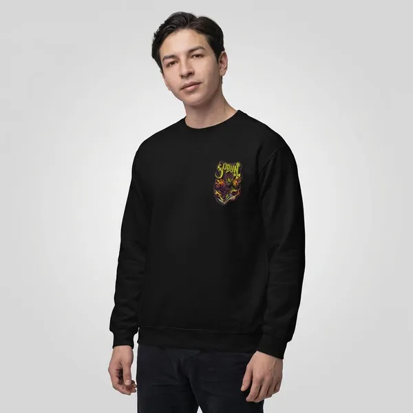 Black_Cotton_Trouble_Sweatshirt_For_Unisex