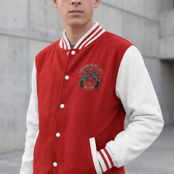 Red_Cotton_Outlaw_Varsity_Jacket_For_Unisex