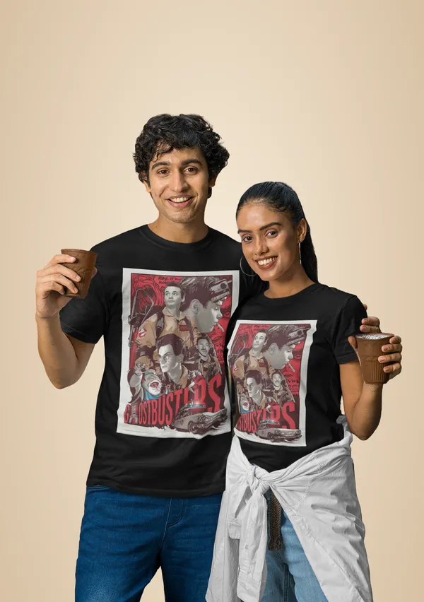 Black_Cotton_Ghostbusters_Stretch_T-Shirt_For_Unisex