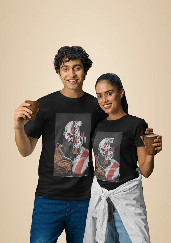Black_Cotton_Kratos_Stretch_T-Shirt_For_Unisex