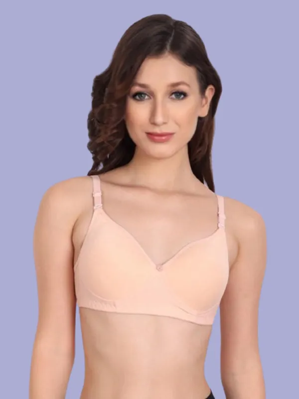 Beige_Cotton_Lightly_Padded_Bra_Full_Coverage_Bra_For_Women