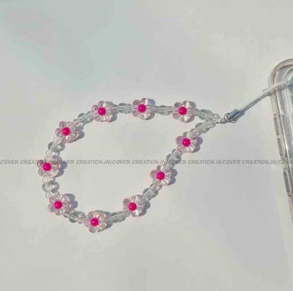 Hot_Pink_Floral_Phone_Charm