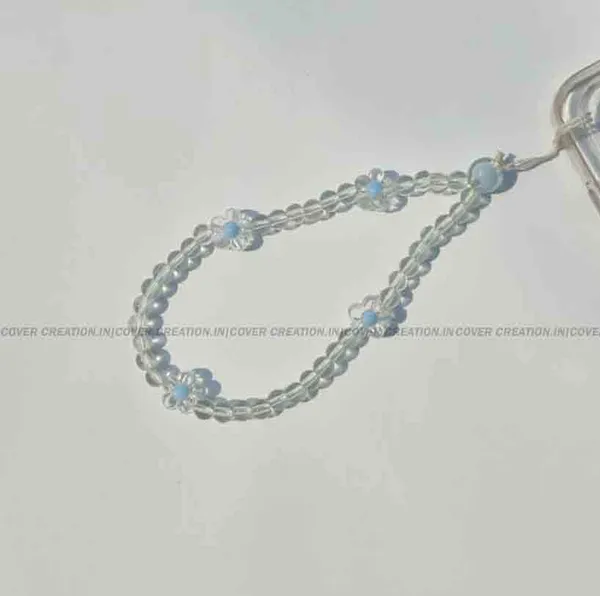 Blue_Floral_with_Crystal_Beads_Mobile_Charm