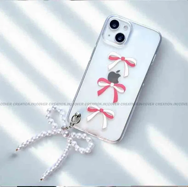 Cute__Bow_Bead_Pearl_Chain__Silicon_Case