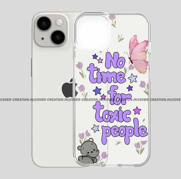People_NoTime_For_Toxic_People_Clear_Soft__Silicon_Case