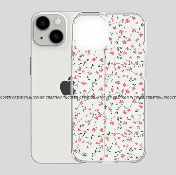 Cutest_Tiny_Floral_Aesthetic_Clear_Soft__Silicon_Case