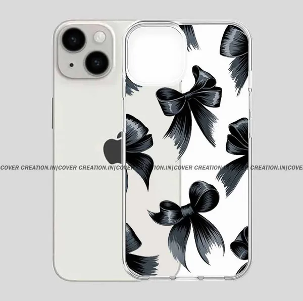 Black_Bow_Clear_Soft__Silicon_Case