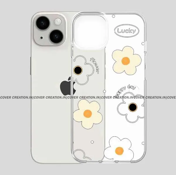 Lucky_Flower_Happy_Day_Clear_Soft__Silicon_Case