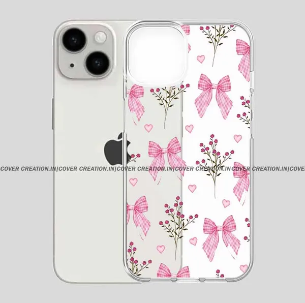 Tiny_Floral_Bow_Clear_Soft__Silicon_Case