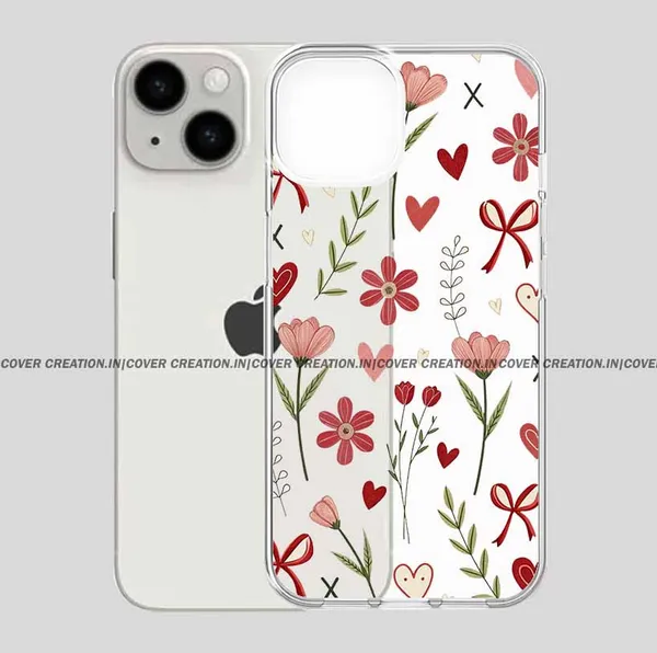 Cutest_Tiny_Floral_Aesthetic_Clear_Soft__Silicon_Case