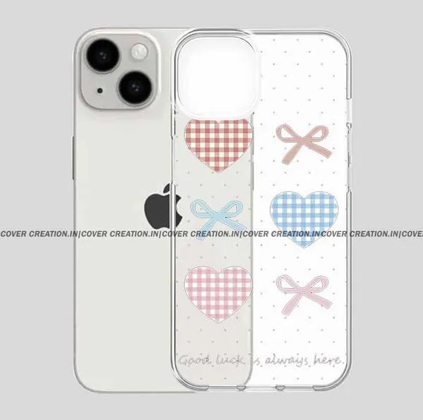 Pink_Bow_&_Blue_Hearts_Clear_Soft__Silicon_Case