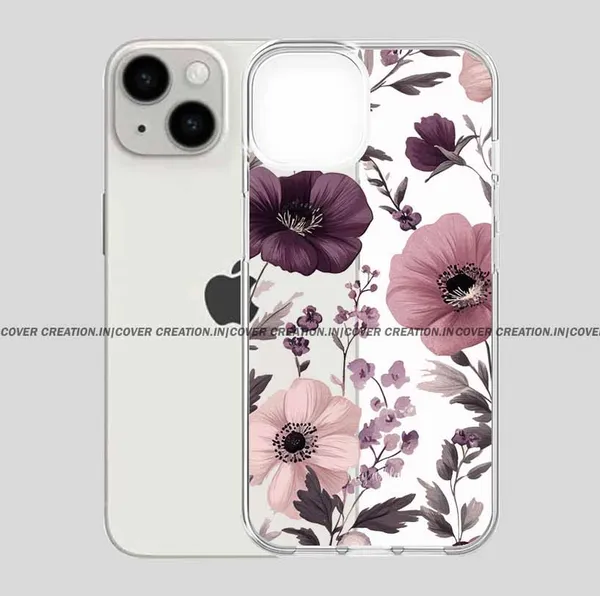 Elegant_Lavender_Flower_Clear_Soft__Silicon_Case