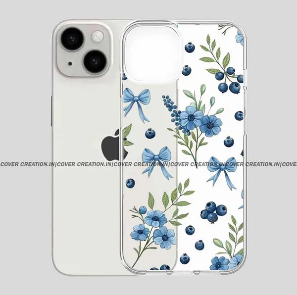 Blue_Bow_&_Flower_Clear_Soft__Silicon_Case