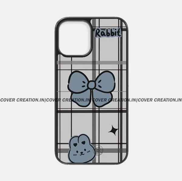 Rabbit_Blue_Bow_Premium_Glossy_Phone_Silicon_Case