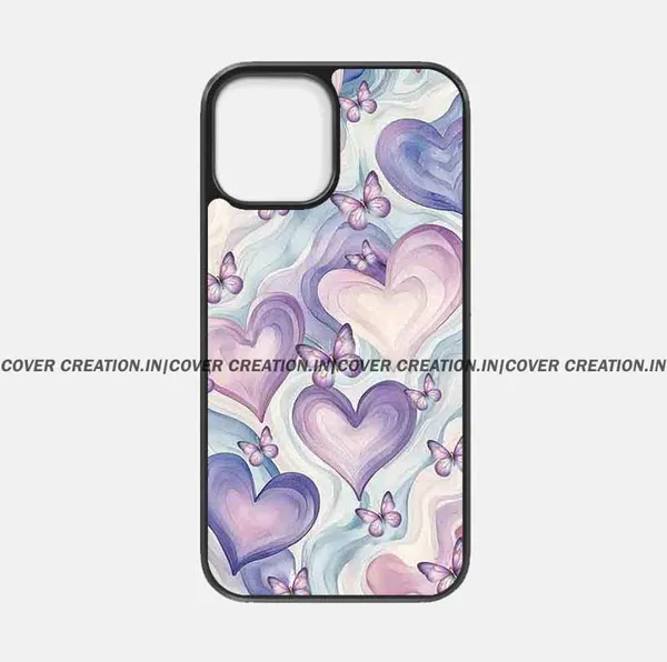 Butterfly_&_Hearts_Premium_Glossy_Phone_Silicon_Case