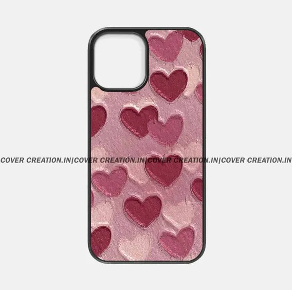 Painted_Hearts_Pattern_Aesthetic_Premium_Glossy_Phone_Silicon_Case