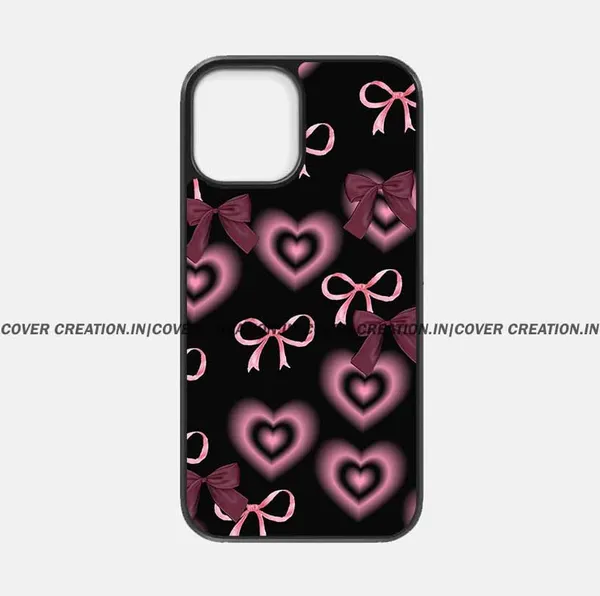 Hearts_Pink_Bow_Premium_Glossy_Phone_Silicon_Case