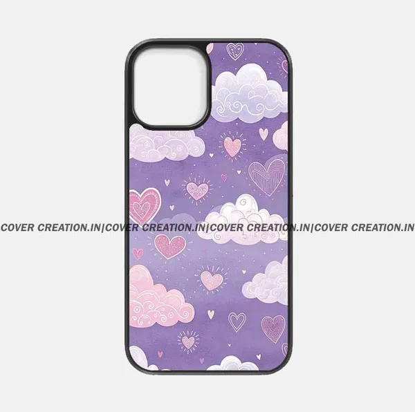 Cute_Clouds_Hearts_Premium_Glossy_Phone_Silicon_Case