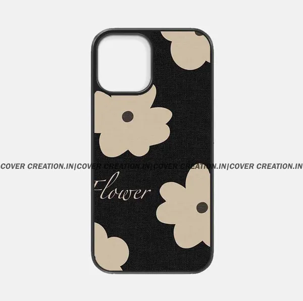 Aesthetic_Flower_Black_Premium_Glossy_Phone_Silicon_Case