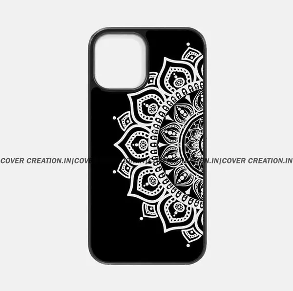 black_mandala_Premium_Glossy_Phone_Silicon_Case