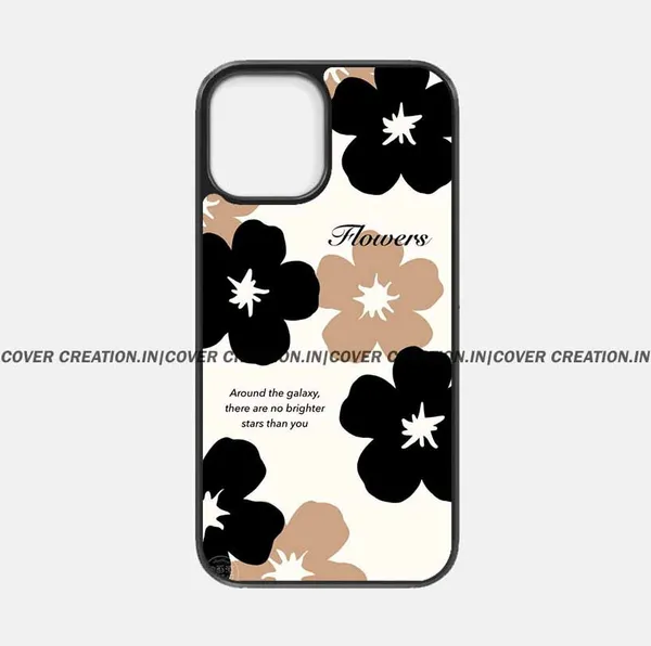 Black_Flower__Premium_Glossy_Phone_Silicon_Case