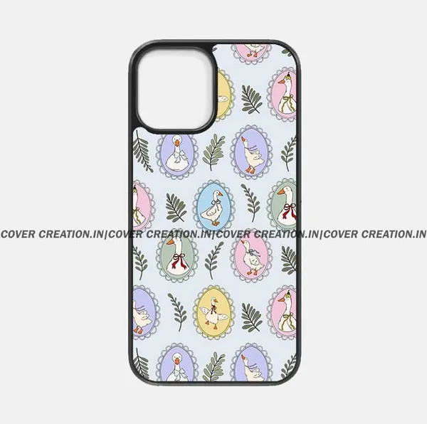 Flowers,_Goose_Aesthetic_Premium_Glossy_Phone_Silicon_Case