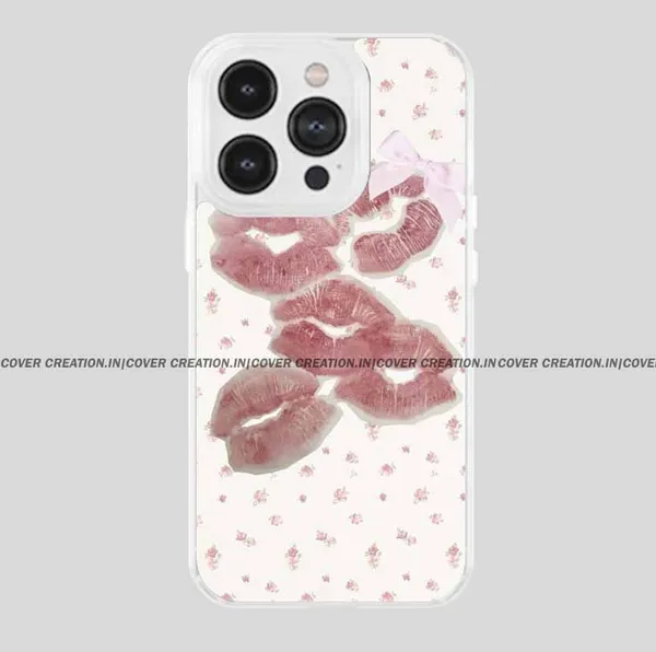 Off_white_&_Pink_Soft_TPU_&_Metal_Back_Cover_For_Mobile_Phone