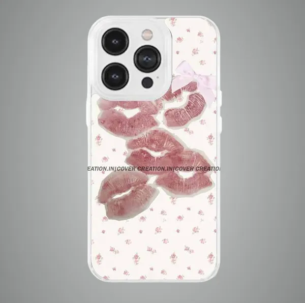 Off_white_&_Pink_Soft_TPU_&_Metal_Back_Cover_For_Mobile_Phone