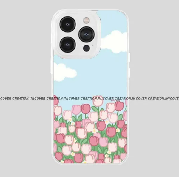 Sky_Blue_&_Red_&_Yellow_Soft_TPU_&_Metal_Back_Cover_For_Mobile_Phone