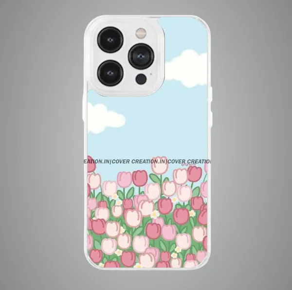 Sky_Blue_&_Red_&_Yellow_Soft_TPU_&_Metal_Back_Cover_For_Mobile_Phone