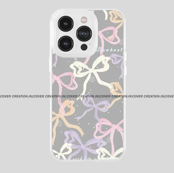 Grey_Off_white_Soft_TPU_&_Metal_Back_Cover_For_Mobile_Phone