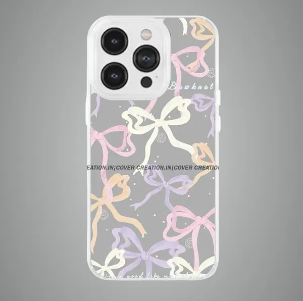 Grey_Off_white_Soft_TPU_&_Metal_Back_Cover_For_Mobile_Phone