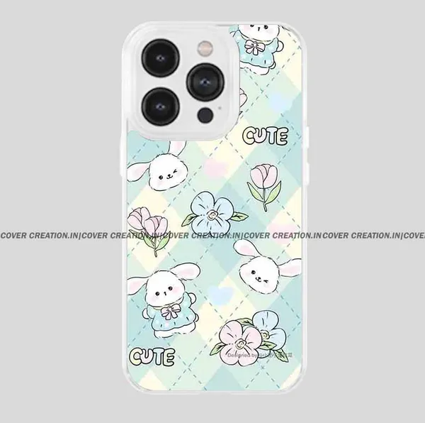 Off_white_&_Sky_Blue_Soft_TPU_&_Metal_Back_Cover_For_Mobile_Phone