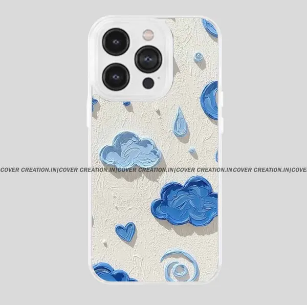 Blue_&_Beige_Soft_TPU_&_Metal_Back_Cover_For_Mobile_Phone