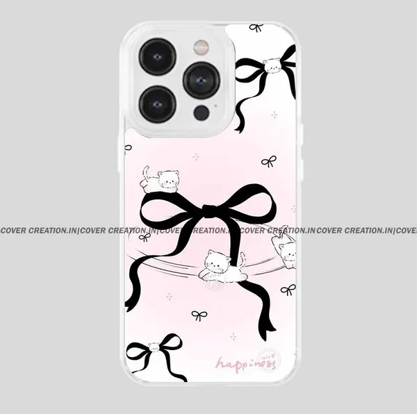 Off_white_&_Light_Pink_Soft_TPU_&_Metal_Back_Cover_For_Mobile_Phone