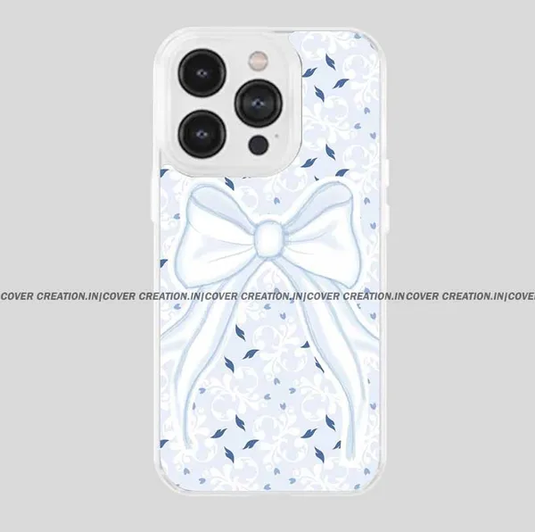 Off_white_&_Blue_Soft_TPU_&_Metal_Back_Cover_For_Mobile_Phone