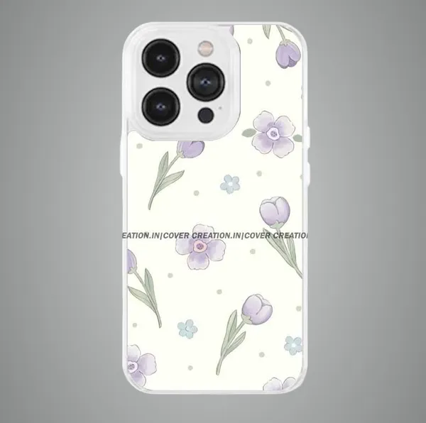 Off_white_&_Purple_Soft_TPU_&_Metal_Back_Cover_For_Mobile_Phone