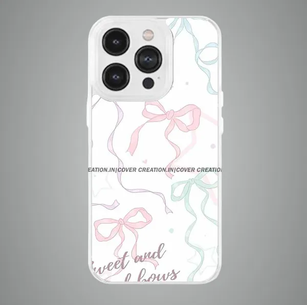 Off_white_&_Pink_Soft_TPU_&_Metal_Back_Cover_For_Mobile_Phone