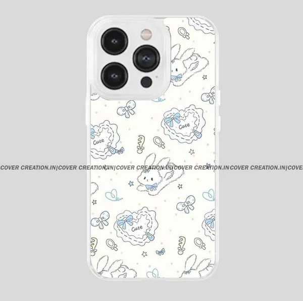 Off_white_Soft_TPU_&_Metal_Back_Cover_For_Mobile_Phone