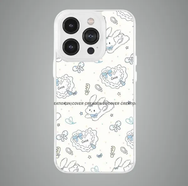 Off_white_Soft_TPU_&_Metal_Back_Cover_For_Mobile_Phone