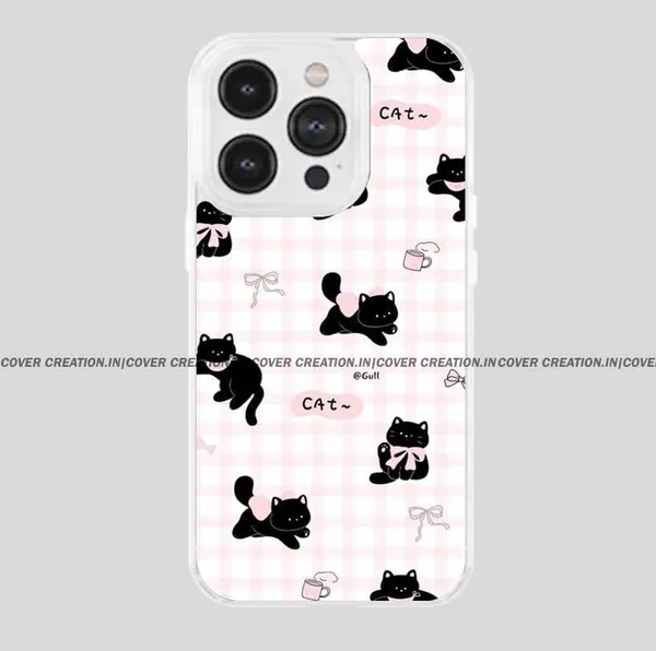 Black_&_Off_white_Soft_TPU_&_Metal_Back_Cover_For_Mobile_Phone