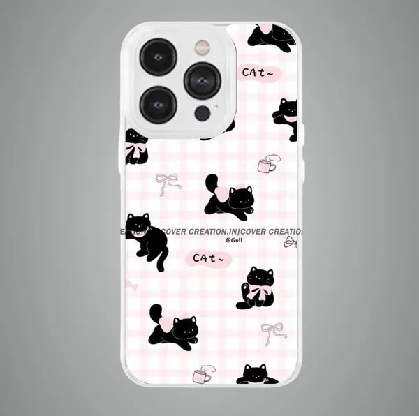 Black_&_Off_white_Soft_TPU_&_Metal_Back_Cover_For_Mobile_Phone