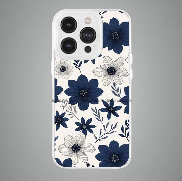Off_white_&_Blue_Soft_TPU_&_Metal_Back_Cover_For_Mobile_Phone