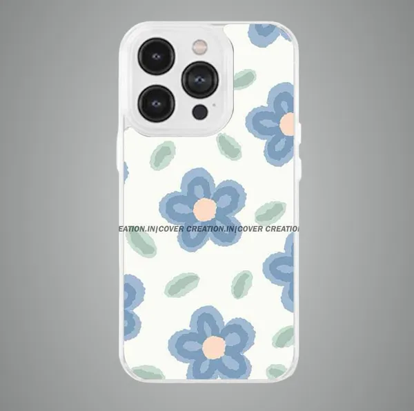 Off_white_&_Blue_Soft_TPU_&_Metal_Back_Cover_For_Mobile_Phone