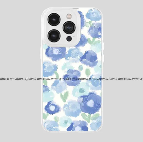 Off_white_&_Blue_Soft_TPU_&_Metal_Back_Cover_For_Mobile_Phone
