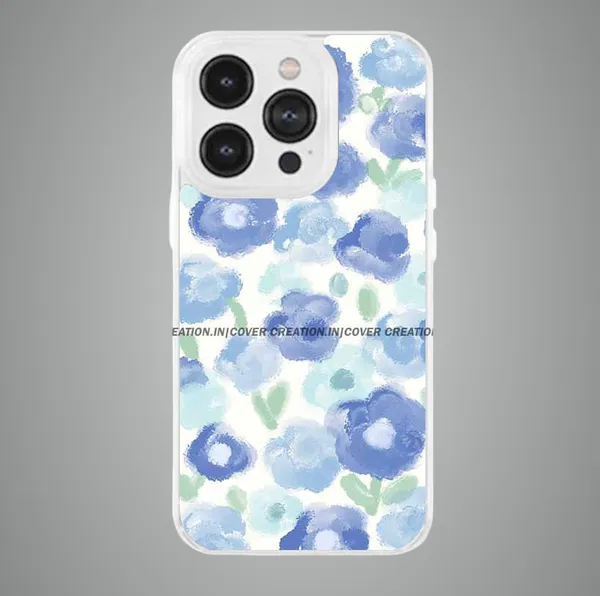 Off_white_&_Blue_Soft_TPU_&_Metal_Back_Cover_For_Mobile_Phone