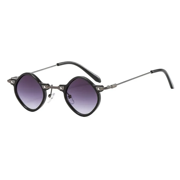 Black_And_Grey_Plastic_And_Metal_Sunglasses_For_Unisex