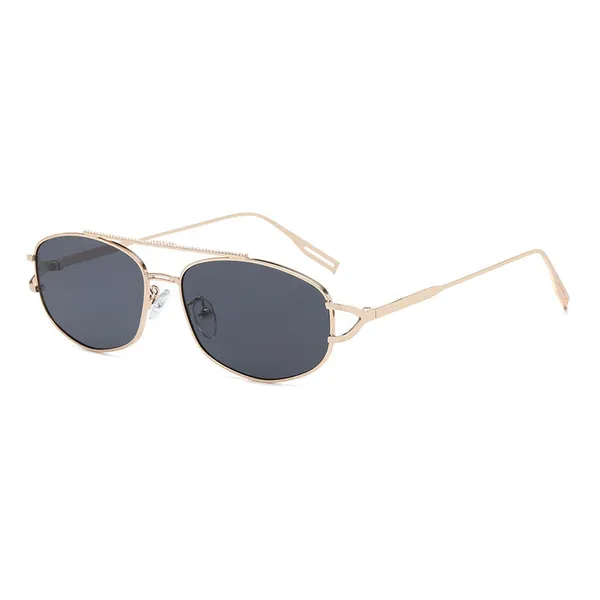 Black_And_Gold_Plastic_And_Metal_Sunglasses_For_Unisex