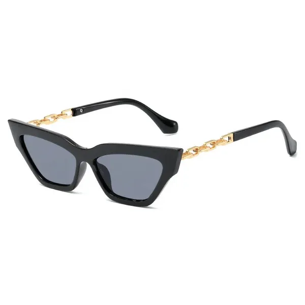 Black_And_Gold_Plastic_Sunglasses_For_Women